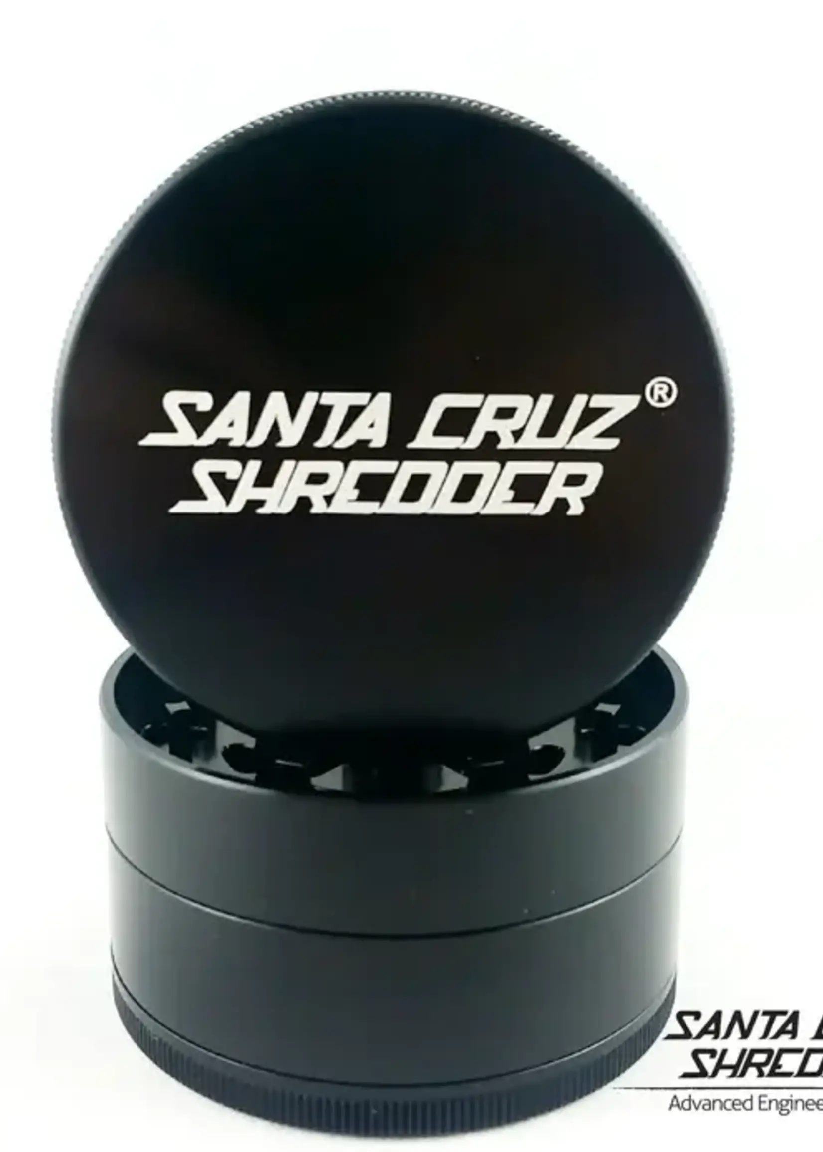 Santa Cruz Shredder Santa Cruz Shredder 4 Piece Large Grinder Black
