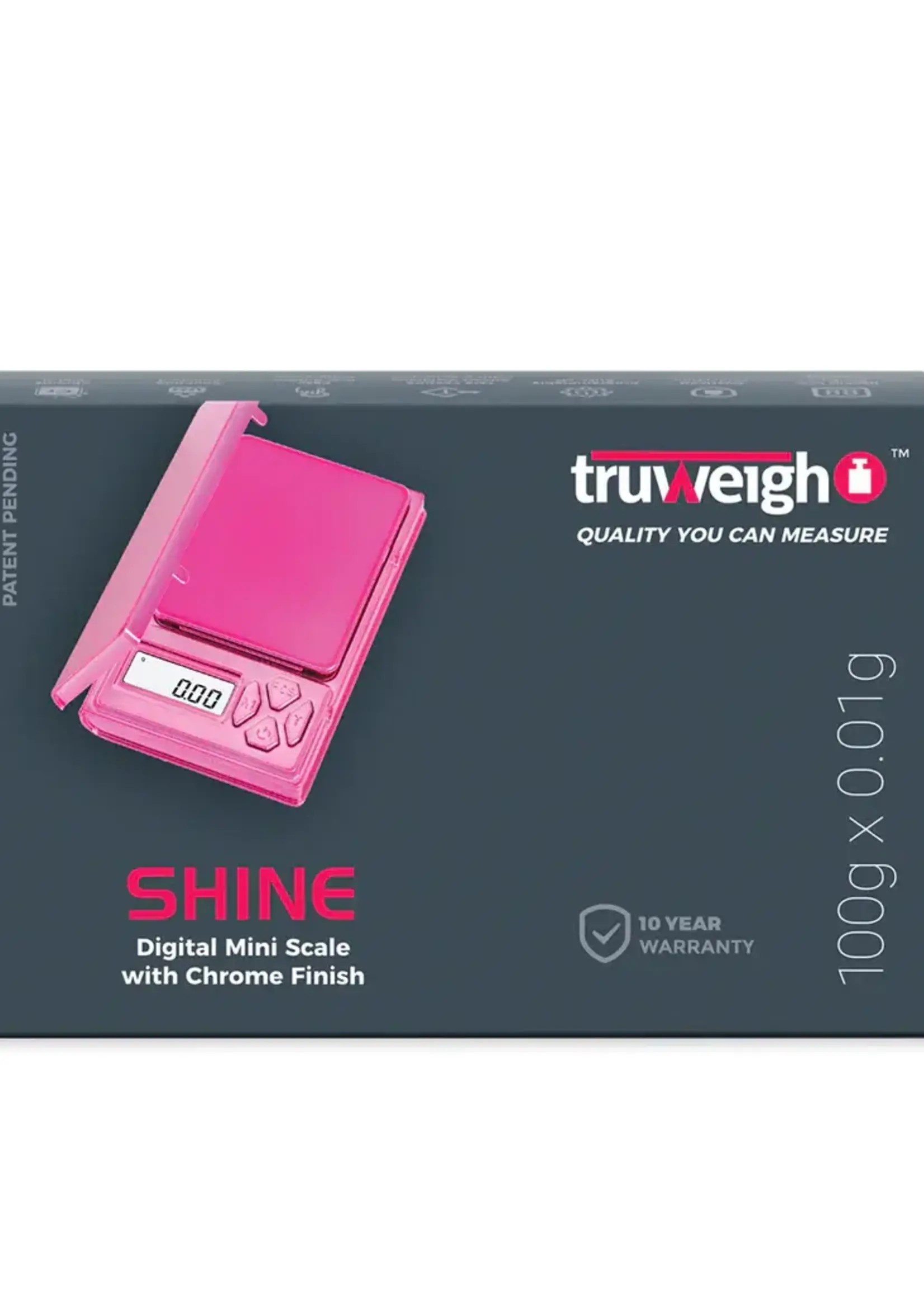 Truweigh Truweigh Shine Scale 100gx0.01g Pink