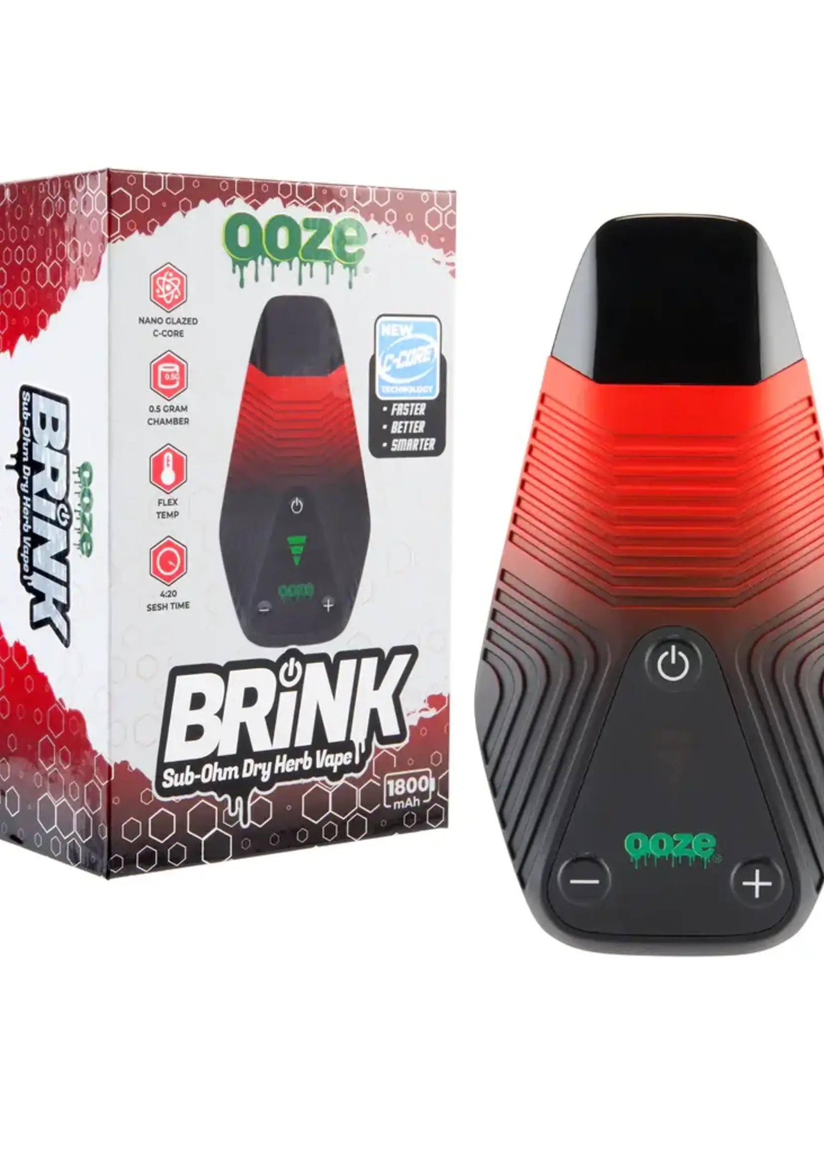 Ooze Ooze Brink Dry Herb Vaporizer – 1800 mAh C-Core - Midnight Sun
