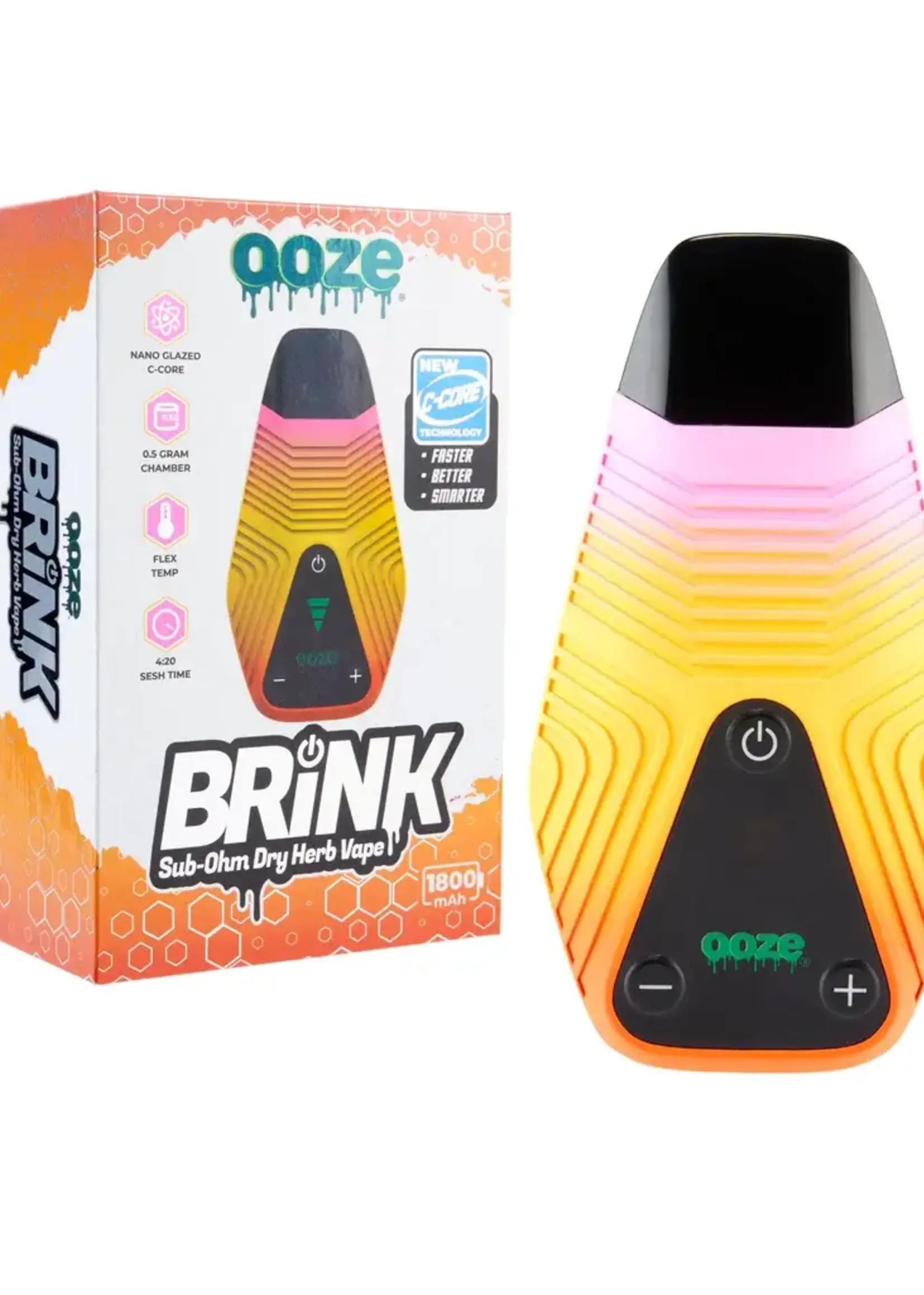 Ooze Ooze Brink Dry Herb Vaporizer – 1800 mAh C-Core - Sunshine