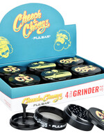Cheech & Chong Cheech & Chong's x Pulsar Metal Grinder Black 4pc 2.5"