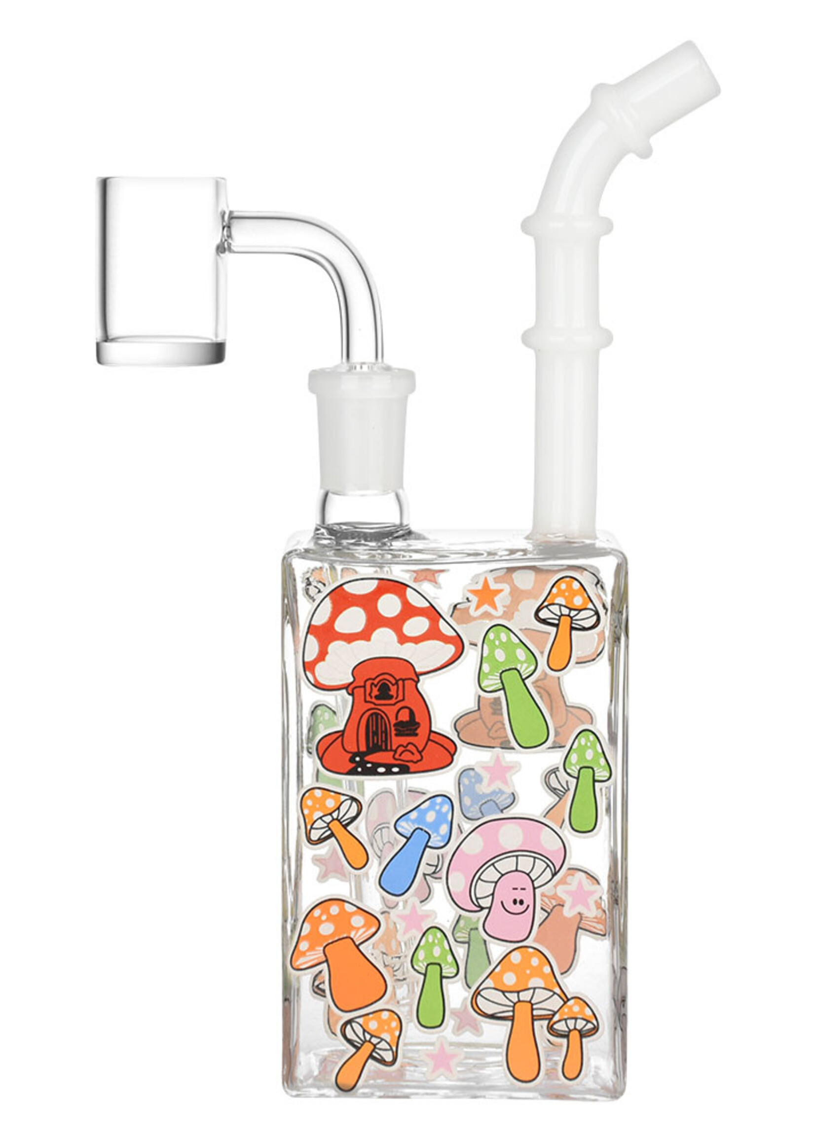 Glow Mushroom Juice Box Dab Rig