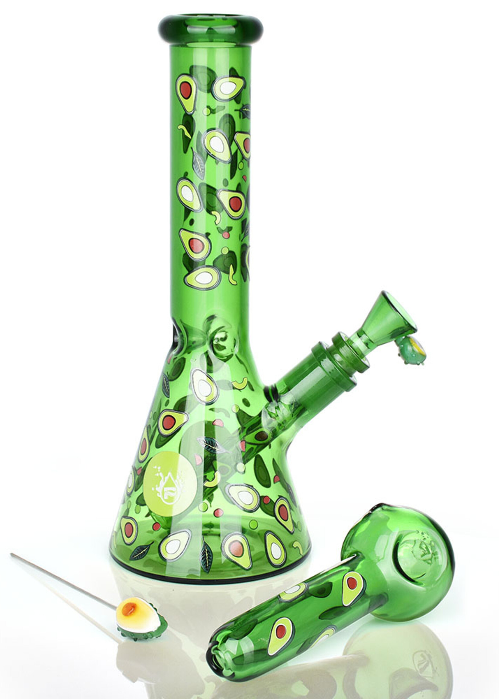 Pulsar Pulsar Fruit Series Avocado Gold Glow Herb Pipe Duo Kit