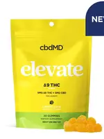 CBDMD CBDMD Delta 9 THC Elevate Gummies 2PK Lemon Love