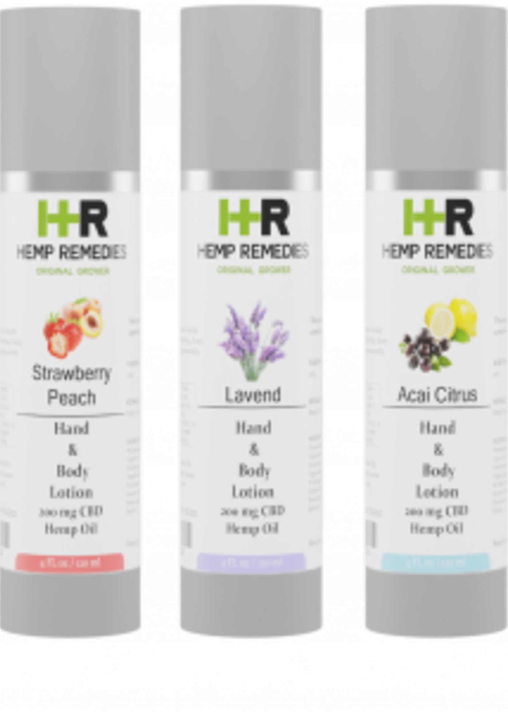 Hemp Remedies Hemp Remedies Hand & Body Lotion 200mg CBD Hemp Oil Strawberry Peach