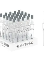 White Rhino White Rhino Quartz Glass Dab Straw V3