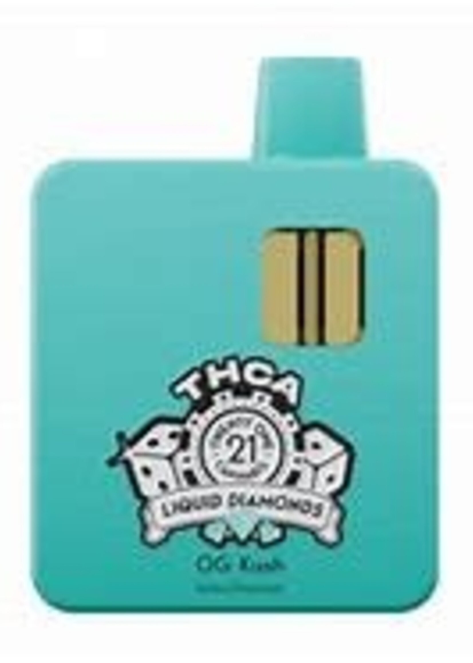 Twenty One Twenty One - Disposable - 3mL - THCa - OG Kuh (Indica Dominant)