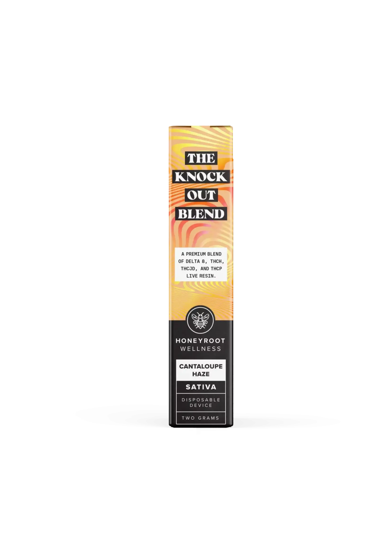 honeyroot wellness Honeyroot Wellness The Knock Out Blend Disposable Cantaloupe Haze