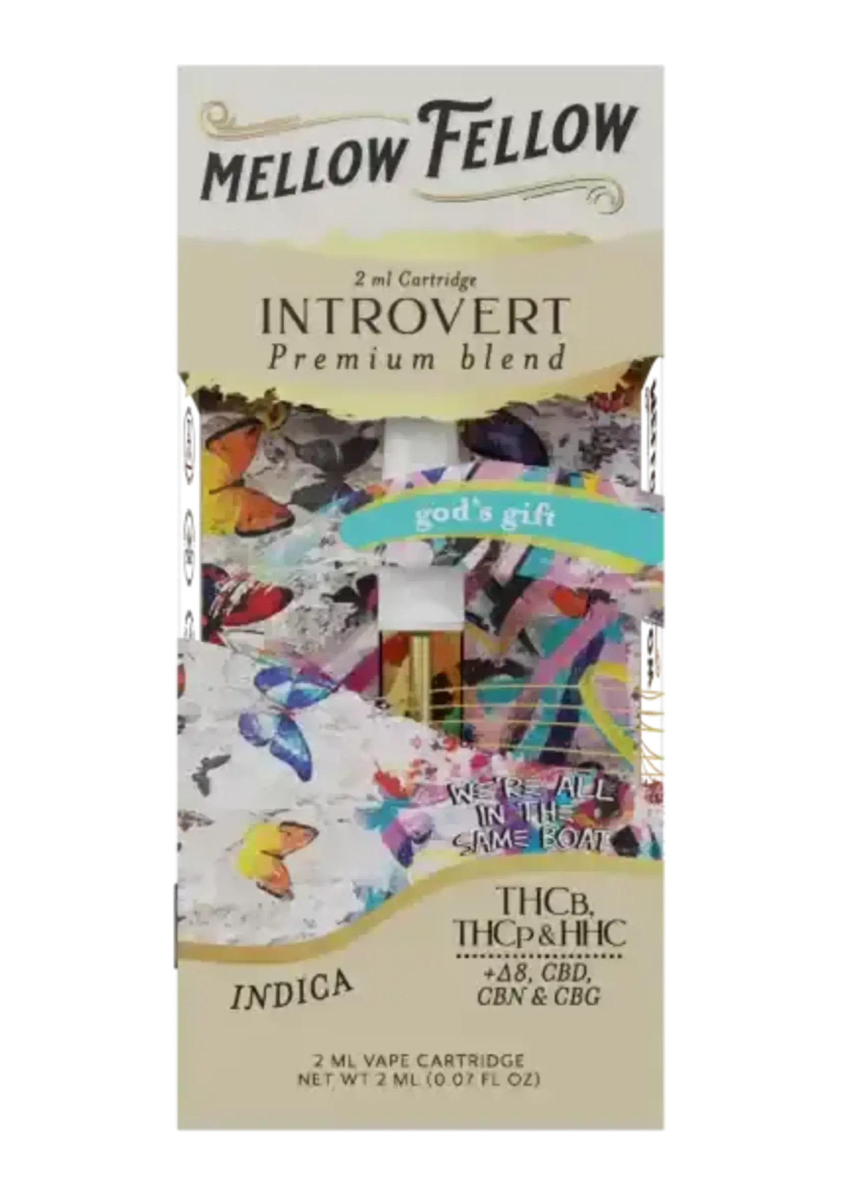 Mellow Fellow Mellow Fellow Introvert Blend God's Gift 2ml Cartridge