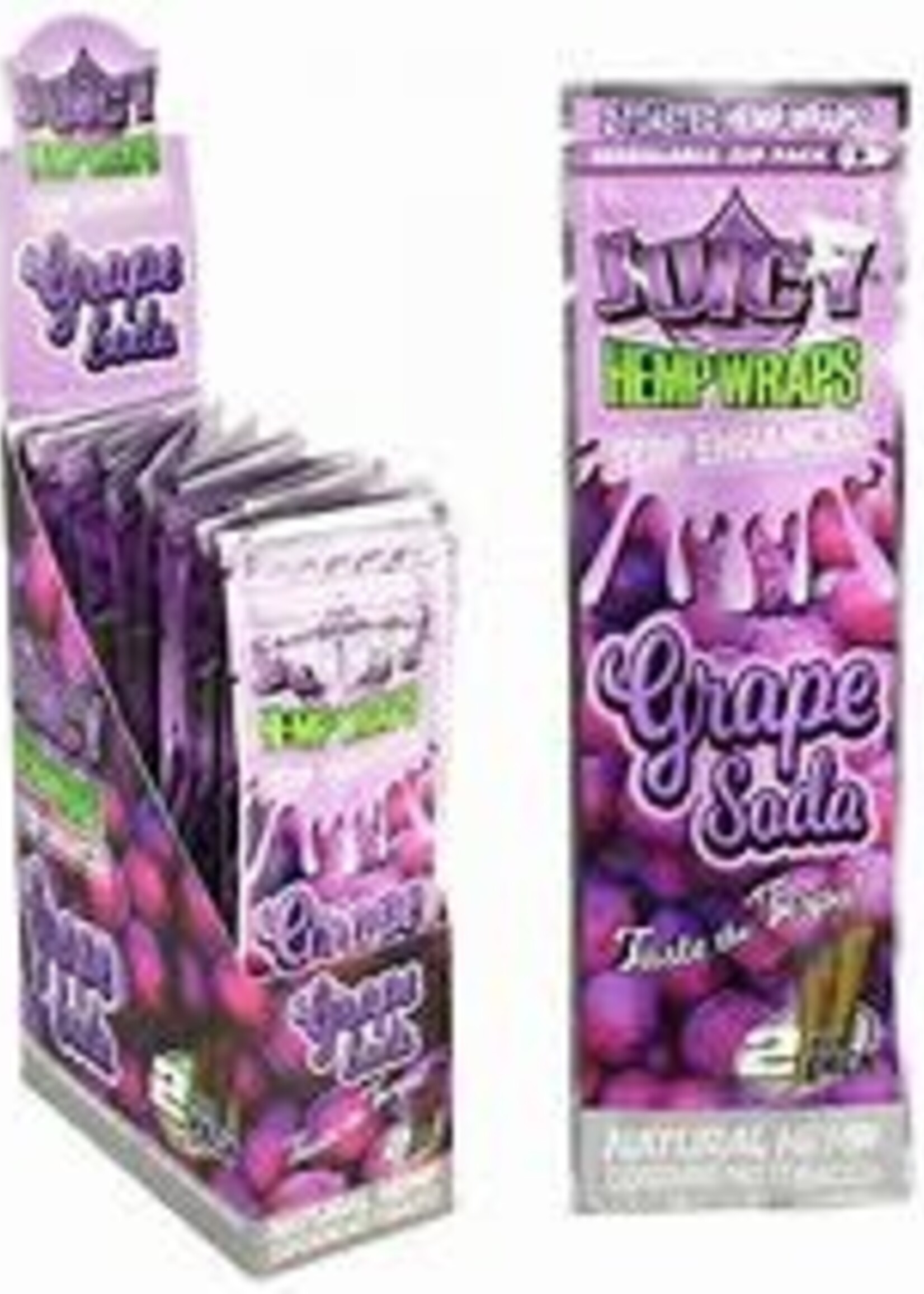 Juicy J Juicy Terp Enhanced Hemp Wraps - 2pk Grape Soda