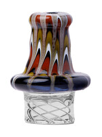 Spiral Carb Cap Wavy Spinner
