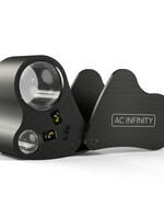AC Infinity JEWELERS LOUPE, POCKET MAGNIFYING GLASS WITH LED LIGHT & DUAL LENSES