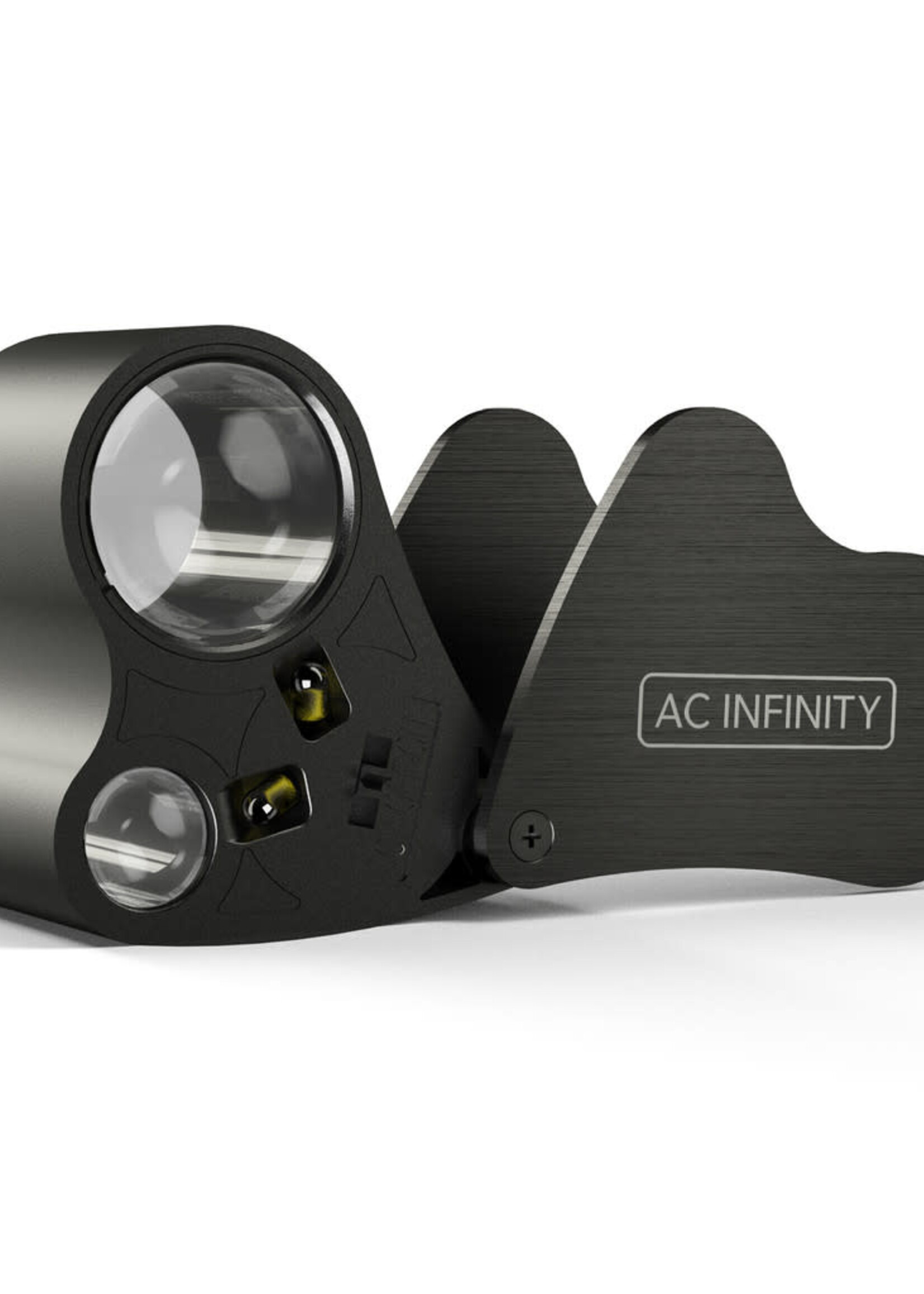 AC Infinity JEWELERS LOUPE, POCKET MAGNIFYING GLASS WITH LED LIGHT & DUAL LENSES