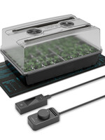 AC Infinity AC Inifinity Humidity Dome Gemination Kit W/Seedling Mat and LED Grow Light Bars 5x8 Cell Tray