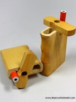 4'' Natural Hand Grip Dougout W/ Cigarette Bats