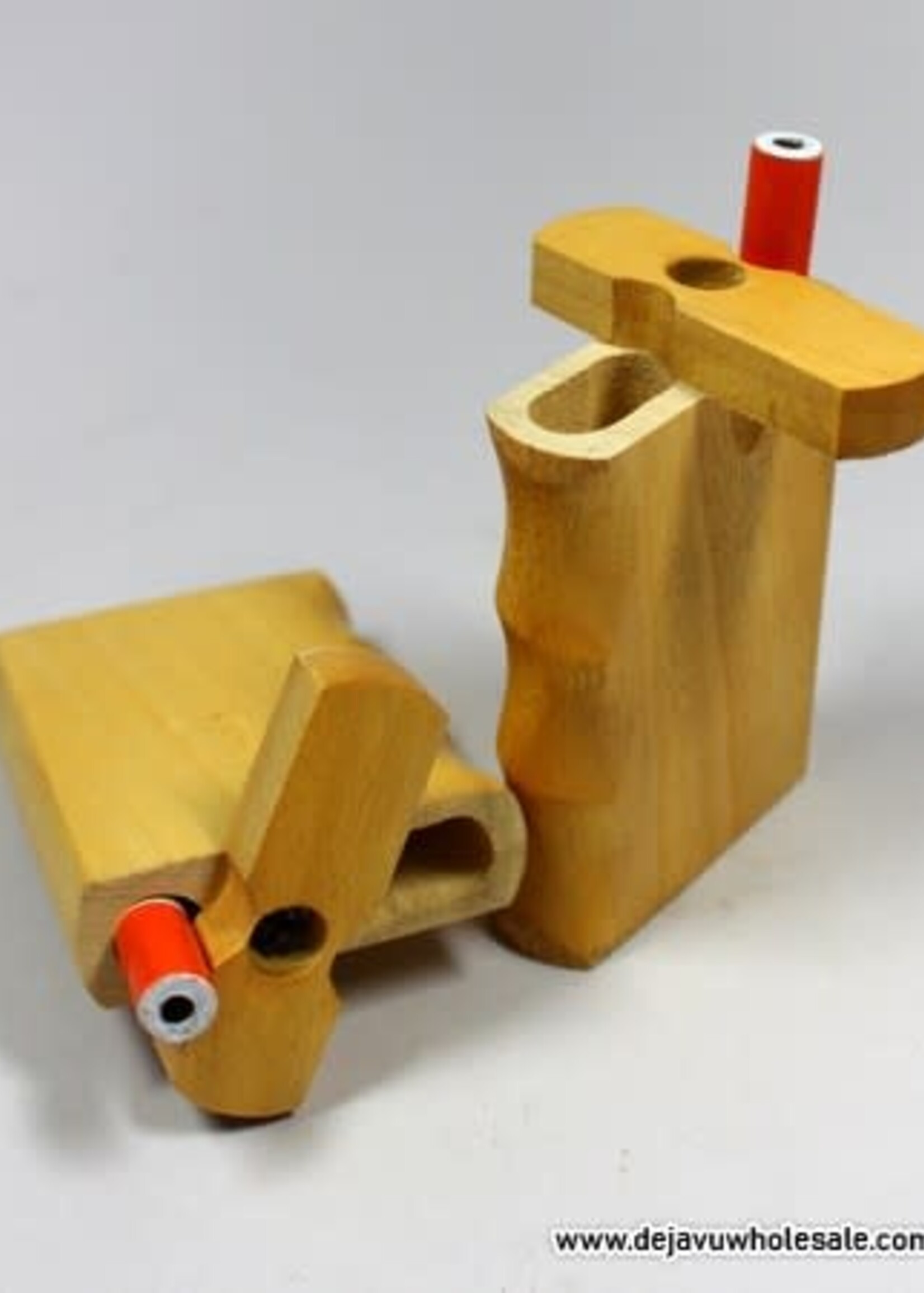4'' Natural Hand Grip Dougout W/ Cigarette Bats
