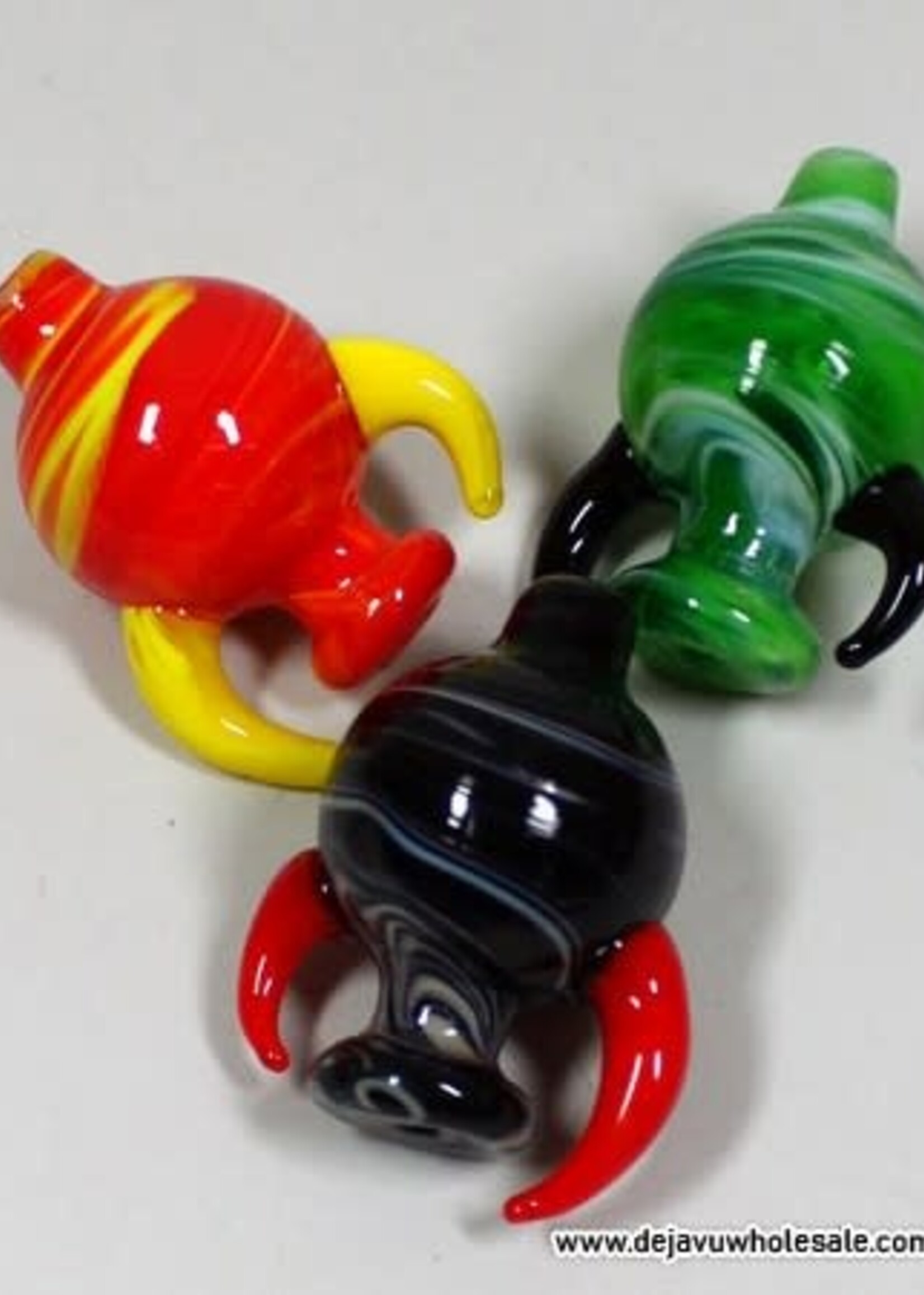 Colored Glass Carb Cap
