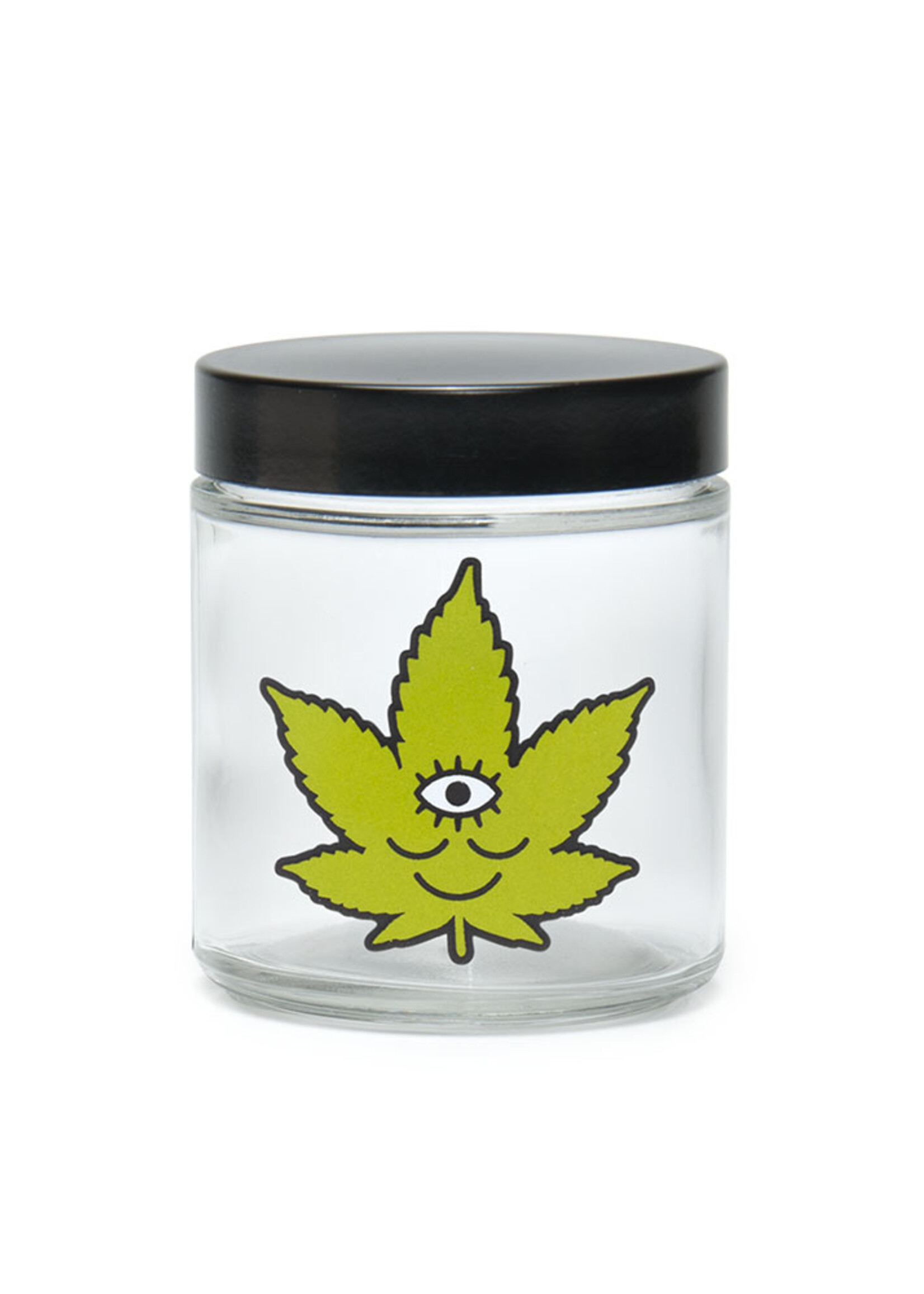 Pulsar Pulsar 420 Jars x Wokeface Clear Screw Top Toke Face