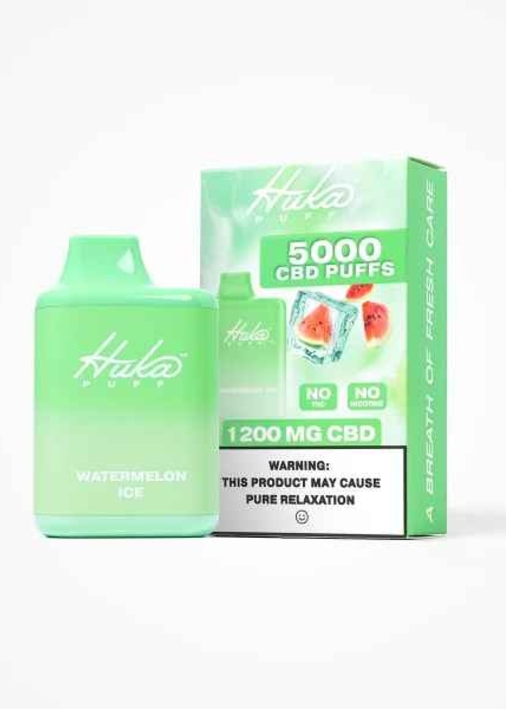Huka Puff Huka Puff 1200mg CBD Disposeable 5000 puffs Watermelon Ice
