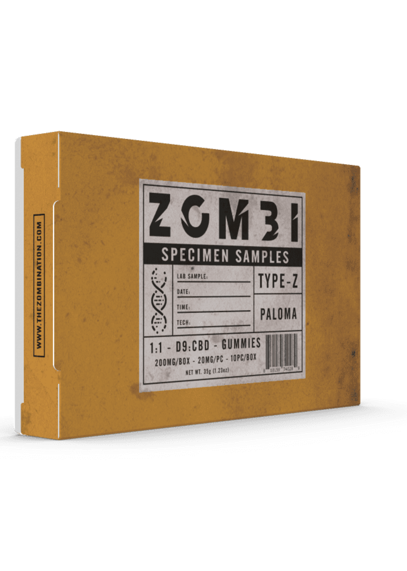Zombi Zombi Edibles 200mg D9 Paloma 20mg Per Piece