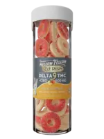 Mellow Fellow Mellow Fellow Live Resin Delta 9 + CBD 800mg 40mg Per Piece Peach Rings
