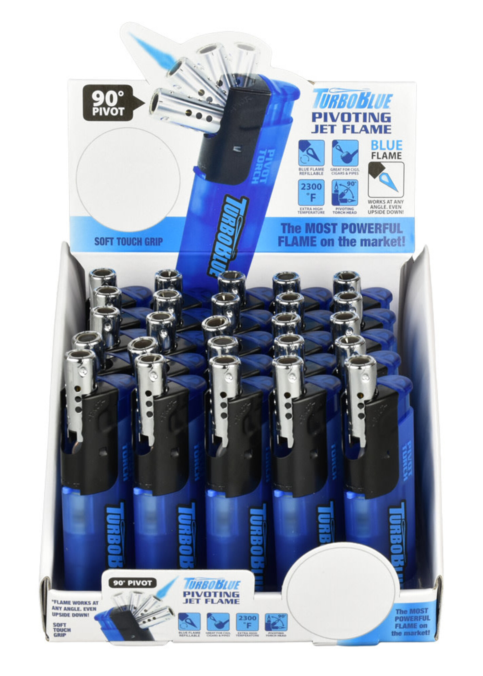 TorchBlue Turbo Blue Pivoting Jet Lighter