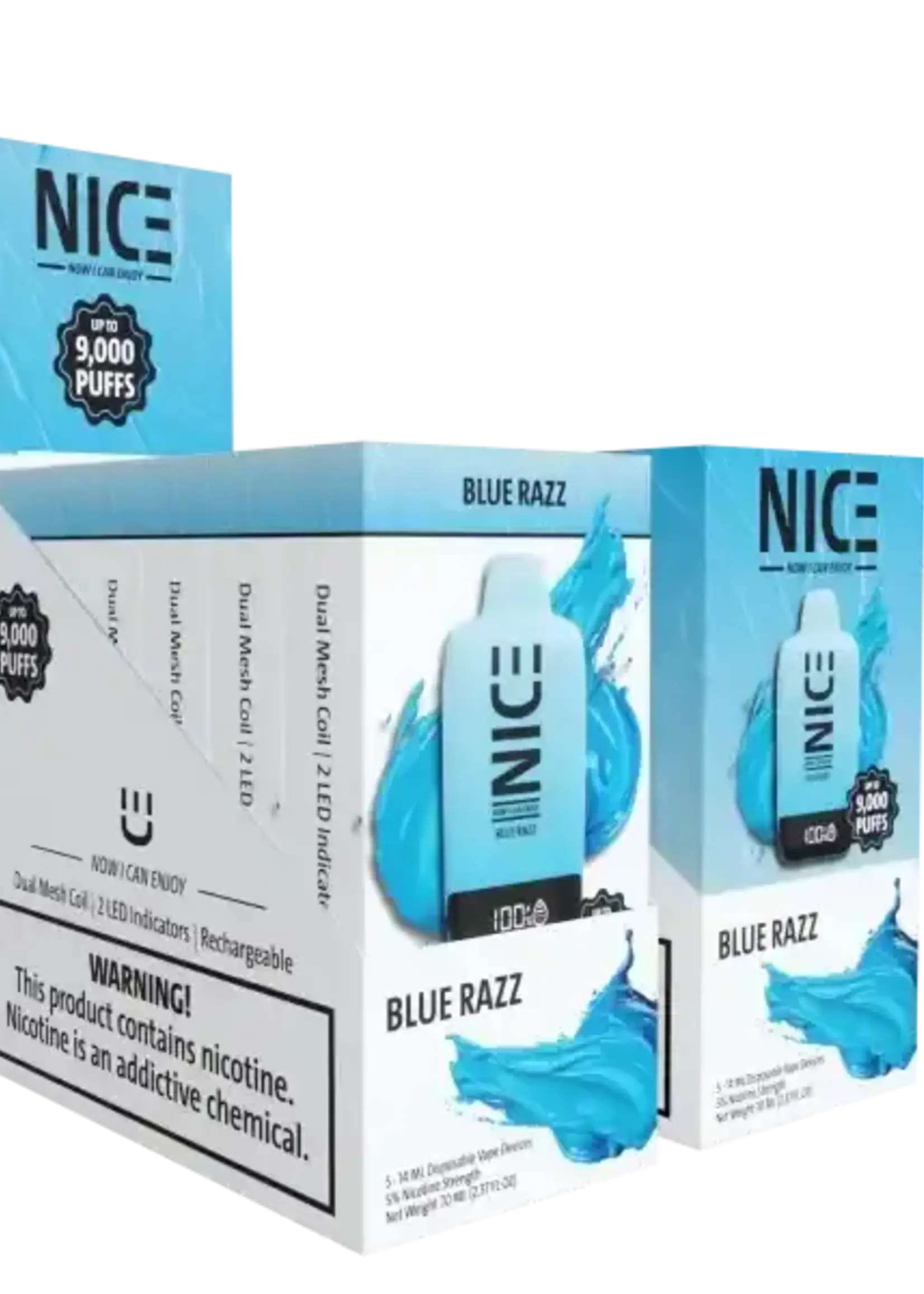 NICE NICE Disposable Vape 9000p Blue Razz