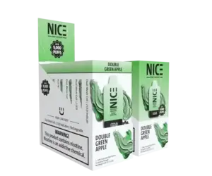 NICE NICE Disposable Vape 9000p Double Green Apple - Simple Pleasures