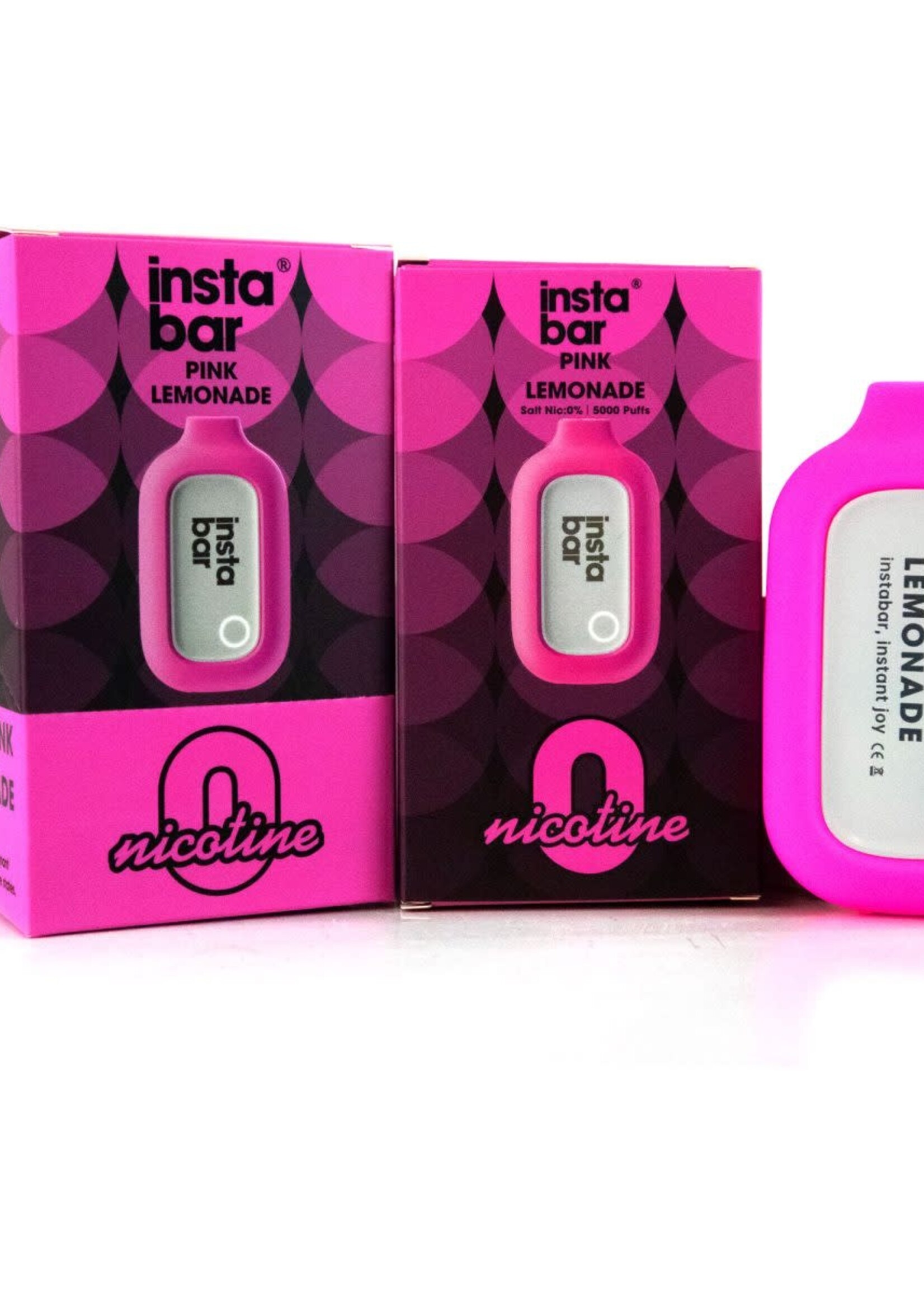 Insta Bar Insta Bar 5000 Puffs Zero Nicotine Pink Lemonade