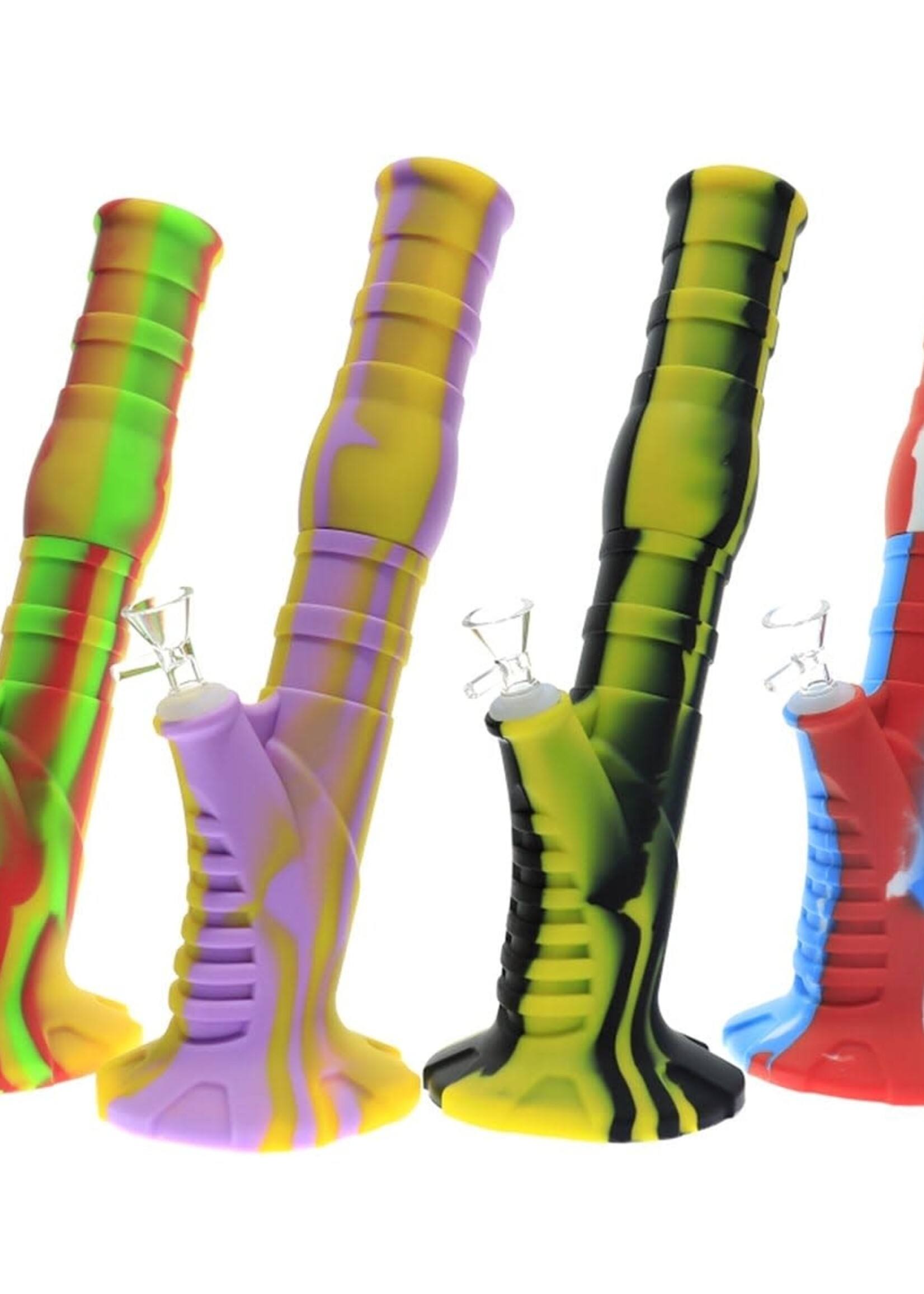 Silicone Water Pipe 14 Inch Assorted Colors
