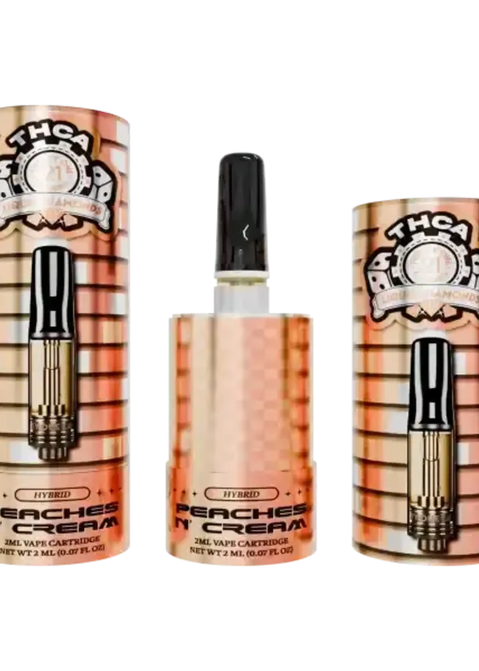 Twenty One Twenty One Cartridges 2mL THCa Peaches N Cream Hybrid