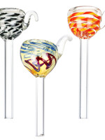 Twisted Ropes Glass Herb Slide 9mm M Colors Vary