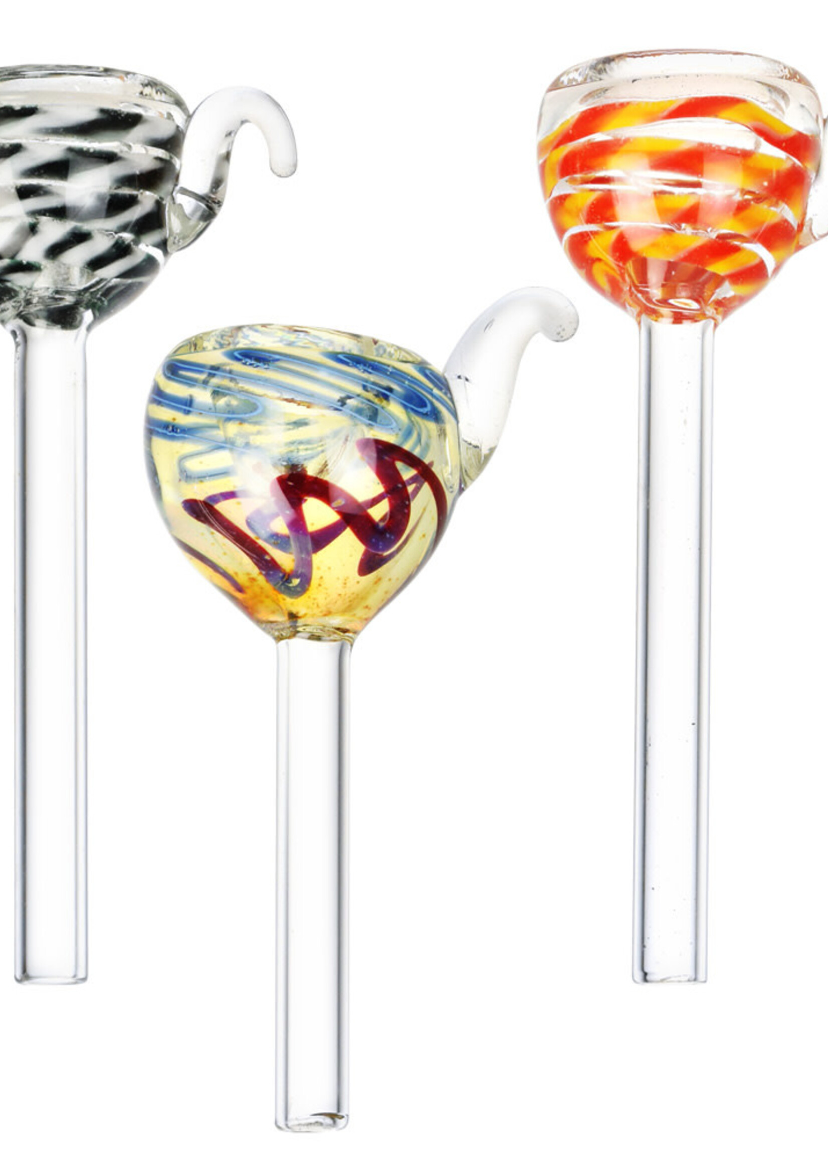 Twisted Ropes Glass Herb Slide 9mm M Colors Vary