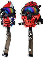 Ski Goggle Gas Mask & Acrylic Water Pipe Set 18"