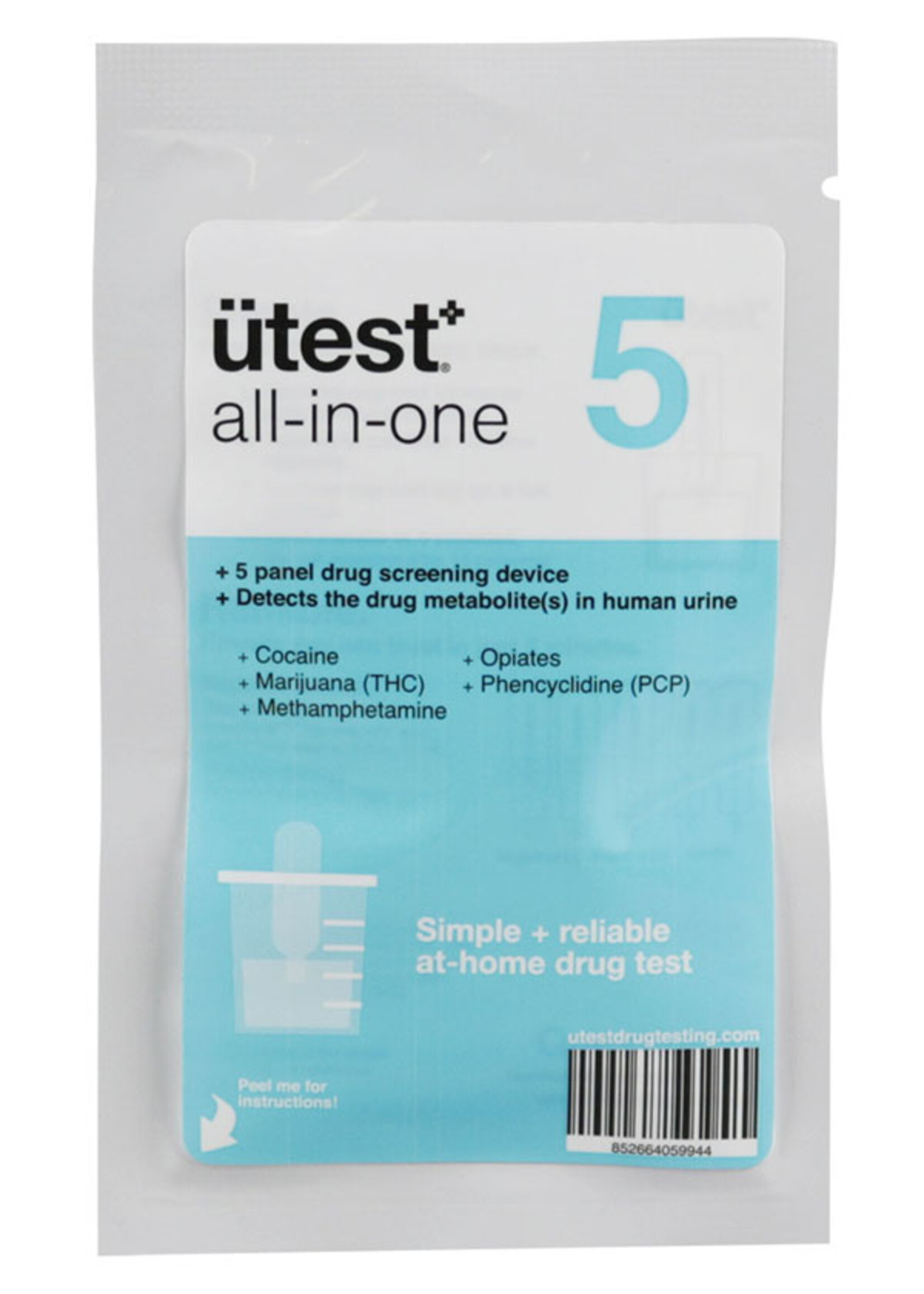 Utest UTest 5 Panel Drug Test