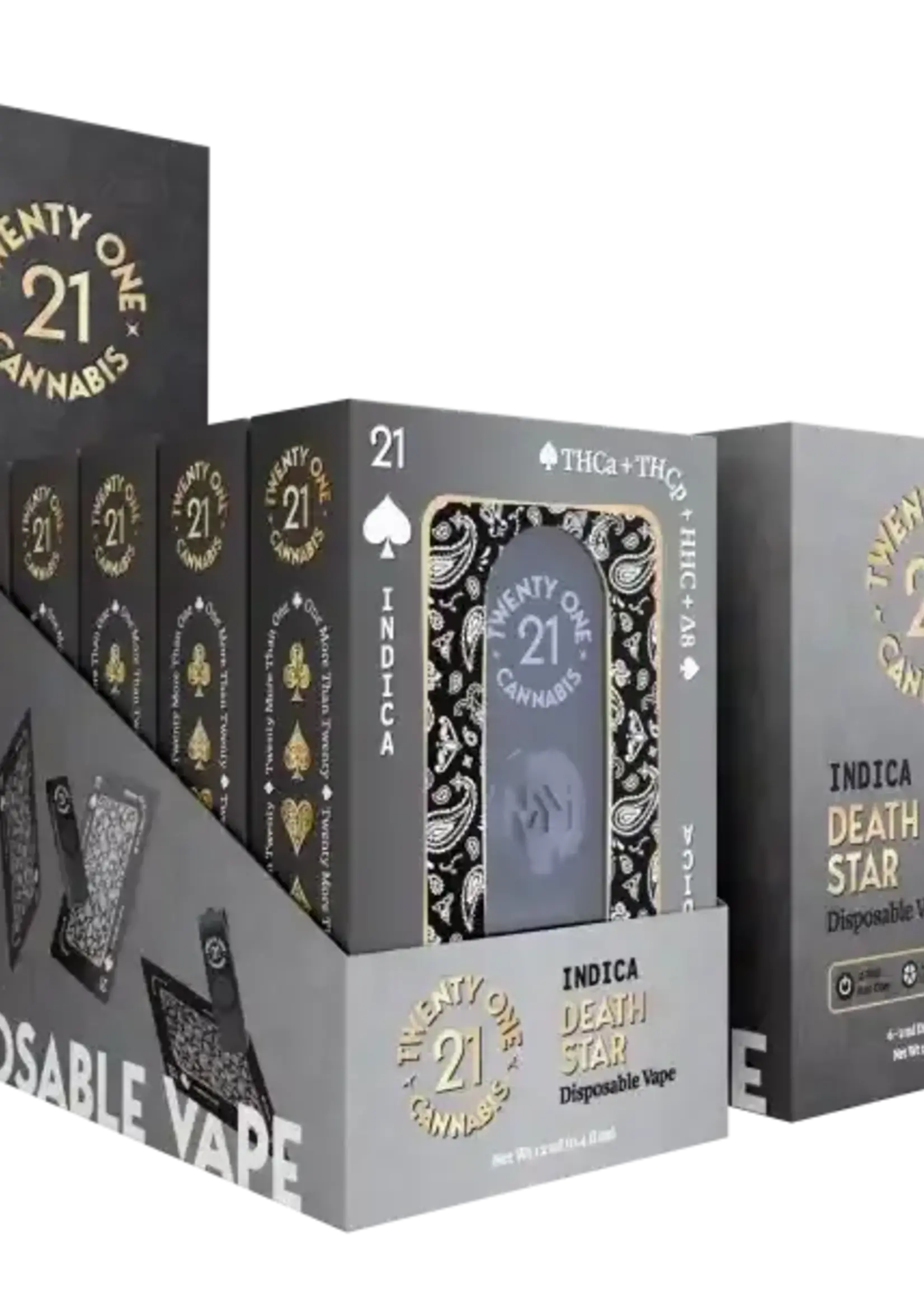 Twenty One Twenty One - Disposable - 2ml - THCa + THCp - Death Star (Indica)