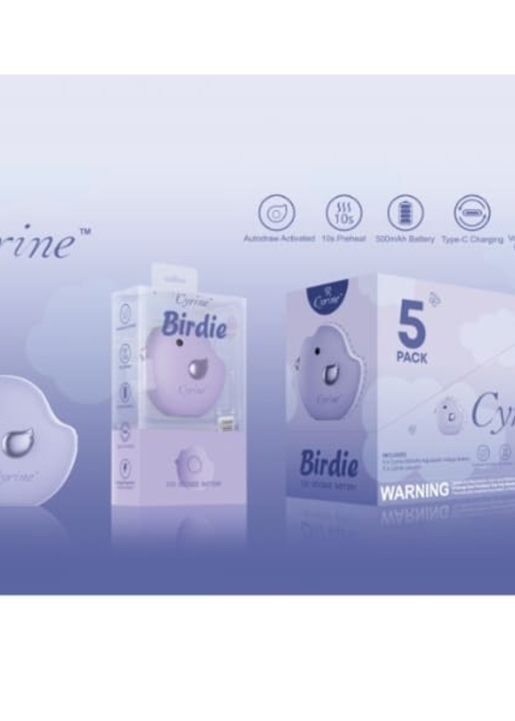 Cyrine CYRINE BIRDIE – 510 BATTERY Purple