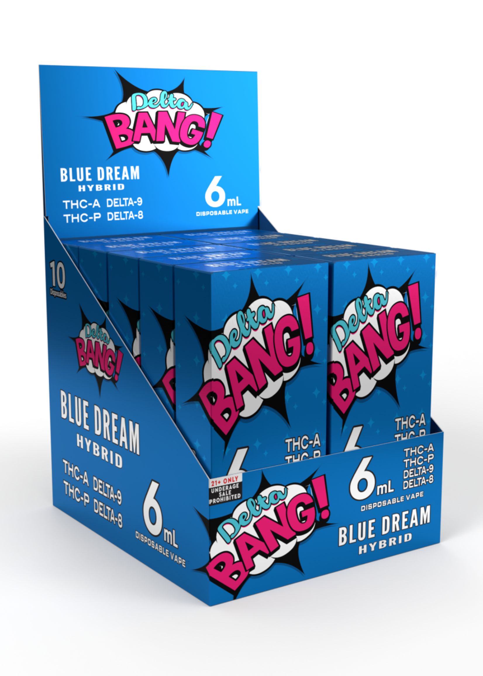 Delta Bang Delta Bang THCA Disposable Blend – 6ml – Blue Dream (Hybrid)