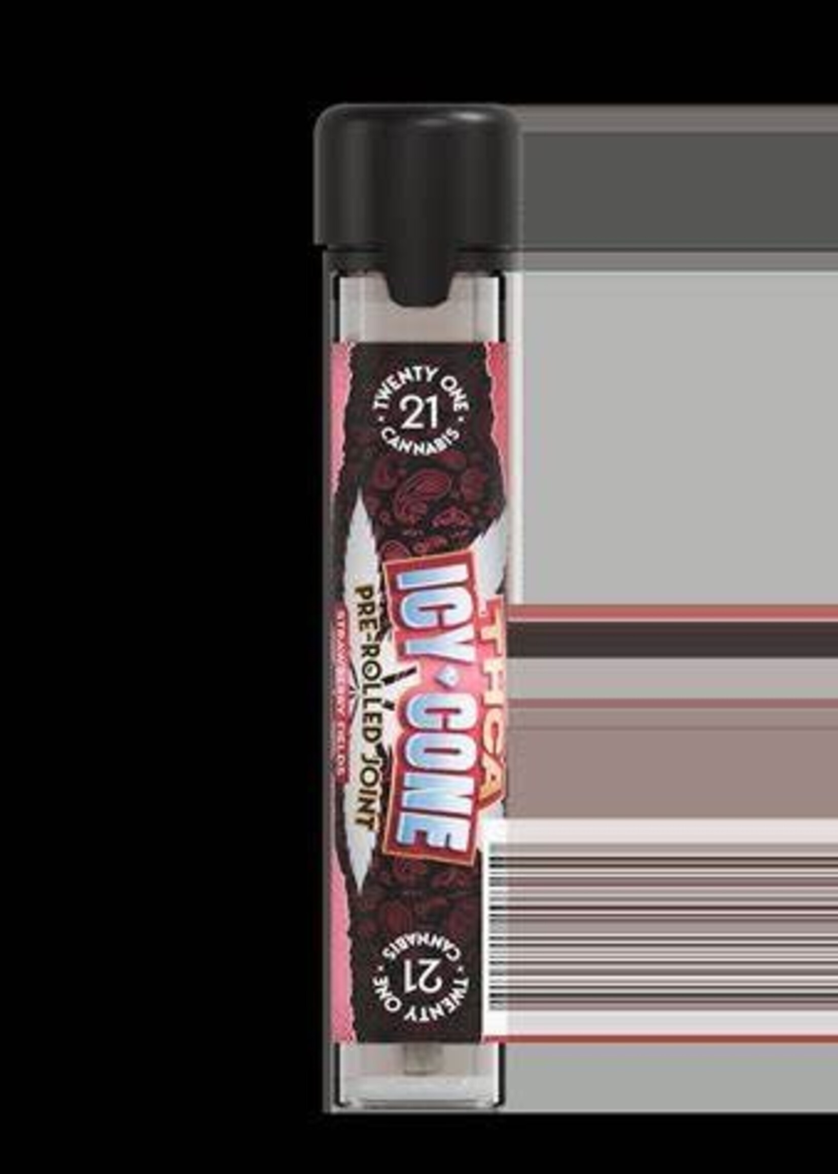 Twenty One Twenty One - Prerolls - 2g - THCa - Icy Cones - Strawberry Fields (Sativa)