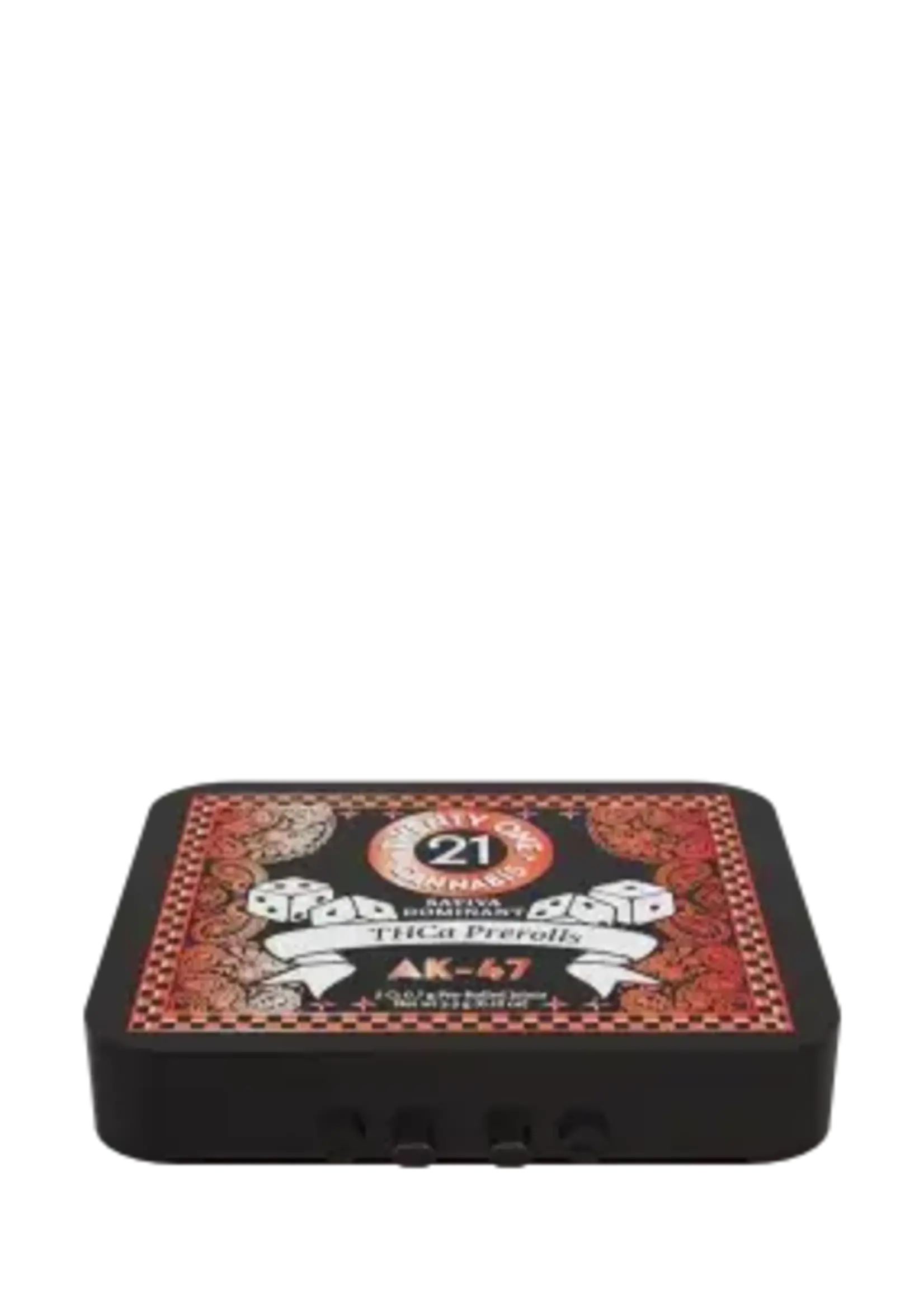 Twenty One Twenty One Pre Rolls 3.5g THCa Grape Ice 5 Ct Tin (Hybrid Dom)