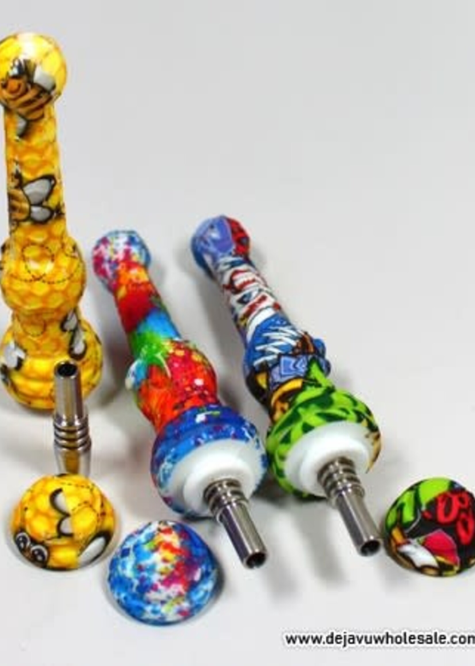 4.75'' 10mm Printed Silicone Nectar Collector
