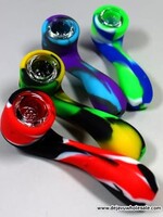 4.5'' Silicone Regular Print Sherlock hand pipe
