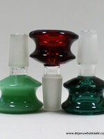 2" Honeycomb Glass Screen Colored Bowl 14mm