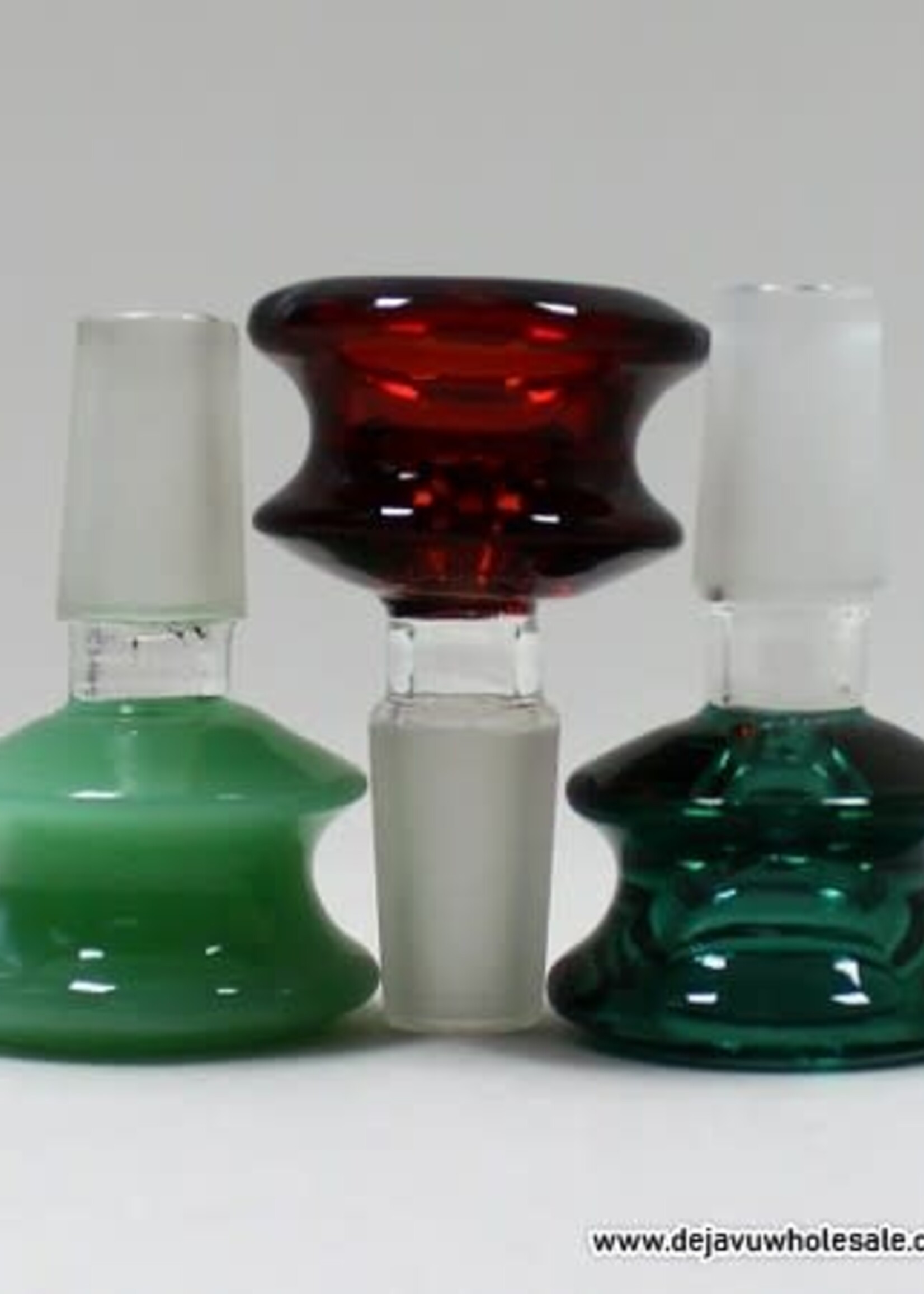 2" Honeycomb Glass Screen Colored Bowl 14mm