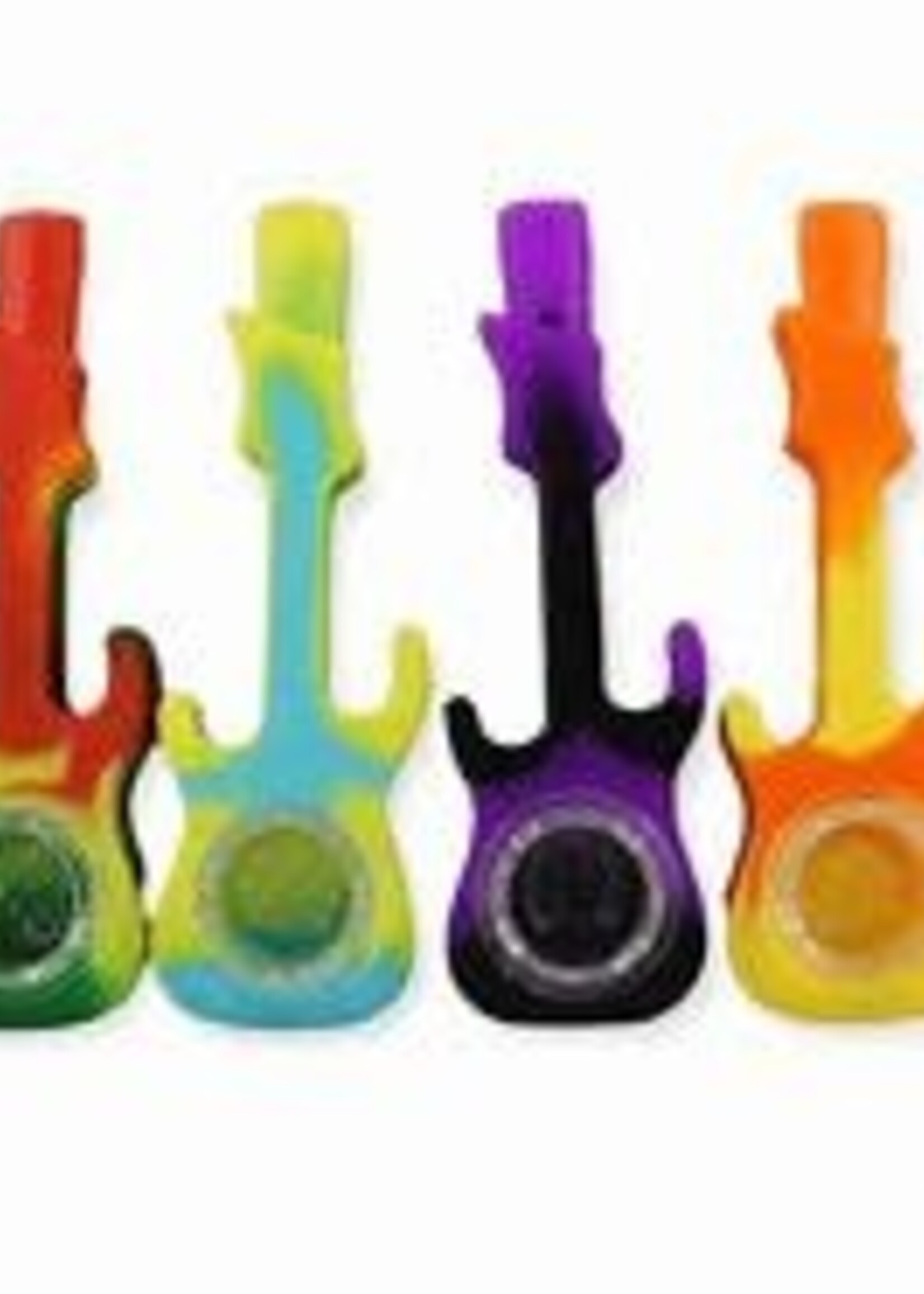 Silicone Guitar Hand Pipe