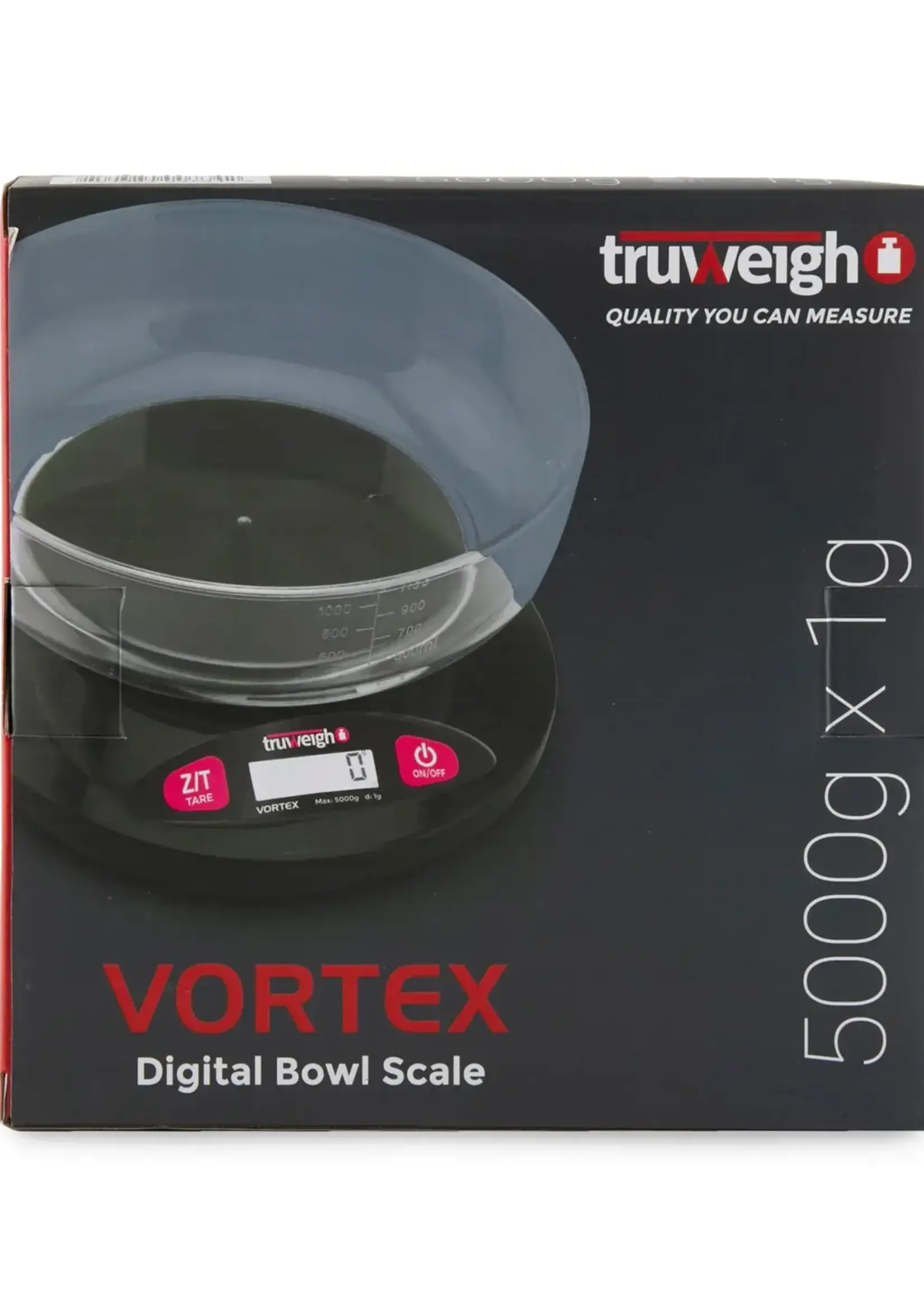 Truweigh Truweigh Vortex Digital Bowl Scale 5000g x 1g