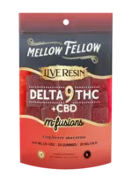 Mellow Fellow Mellow Fellow - Live Resin - M-Fusion Edibles - 400mg - Delta 9 - Raspberry Macaron