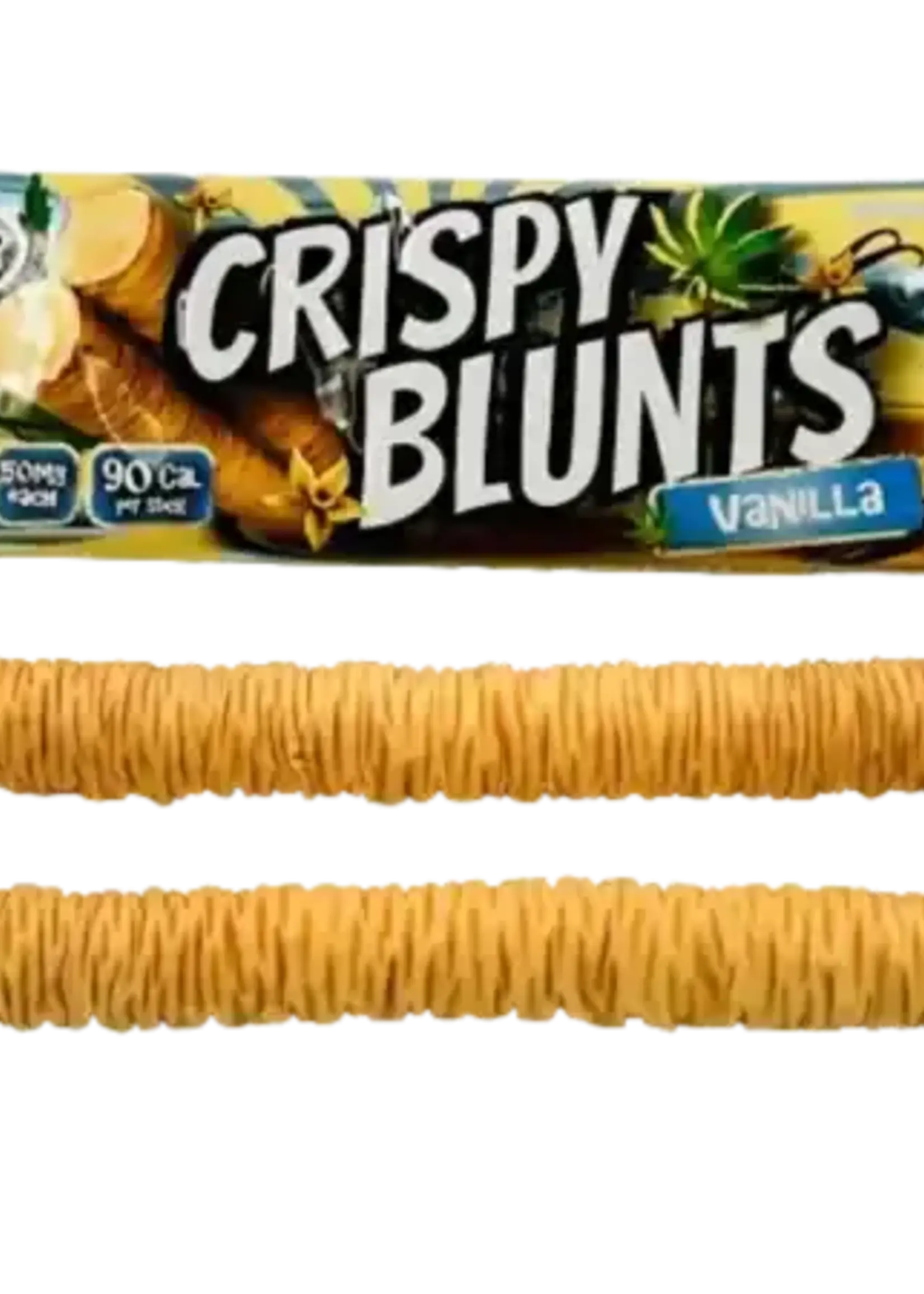 Crispy Blunts Crispy Blunts D9 100mg Edibles 10 Bags (2pc @ 50mg) Vanilla