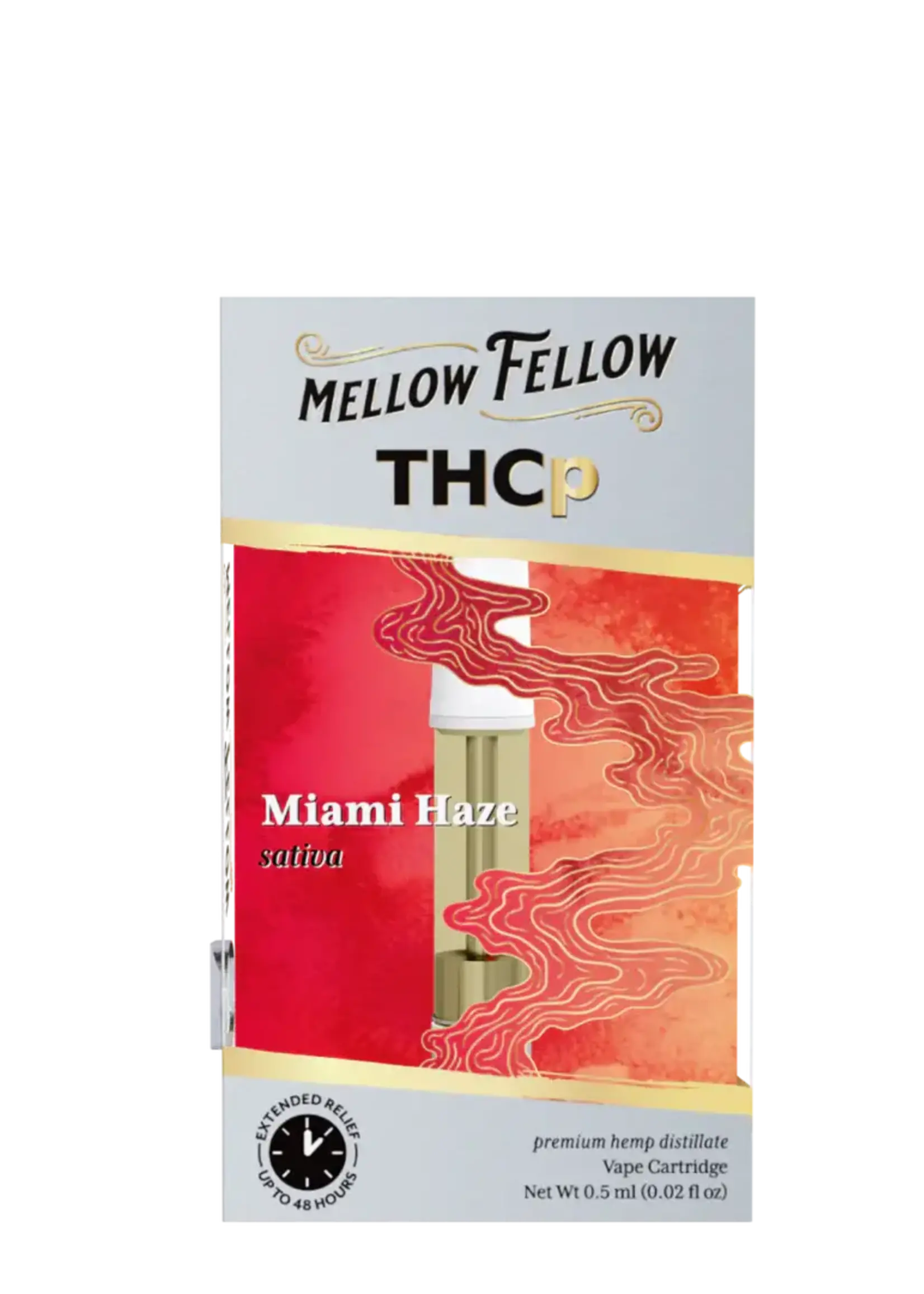 Mellow Fellow Mellow Fellow - Vape Cartridge - 0.5G - THCp - Miami Haze Sativa