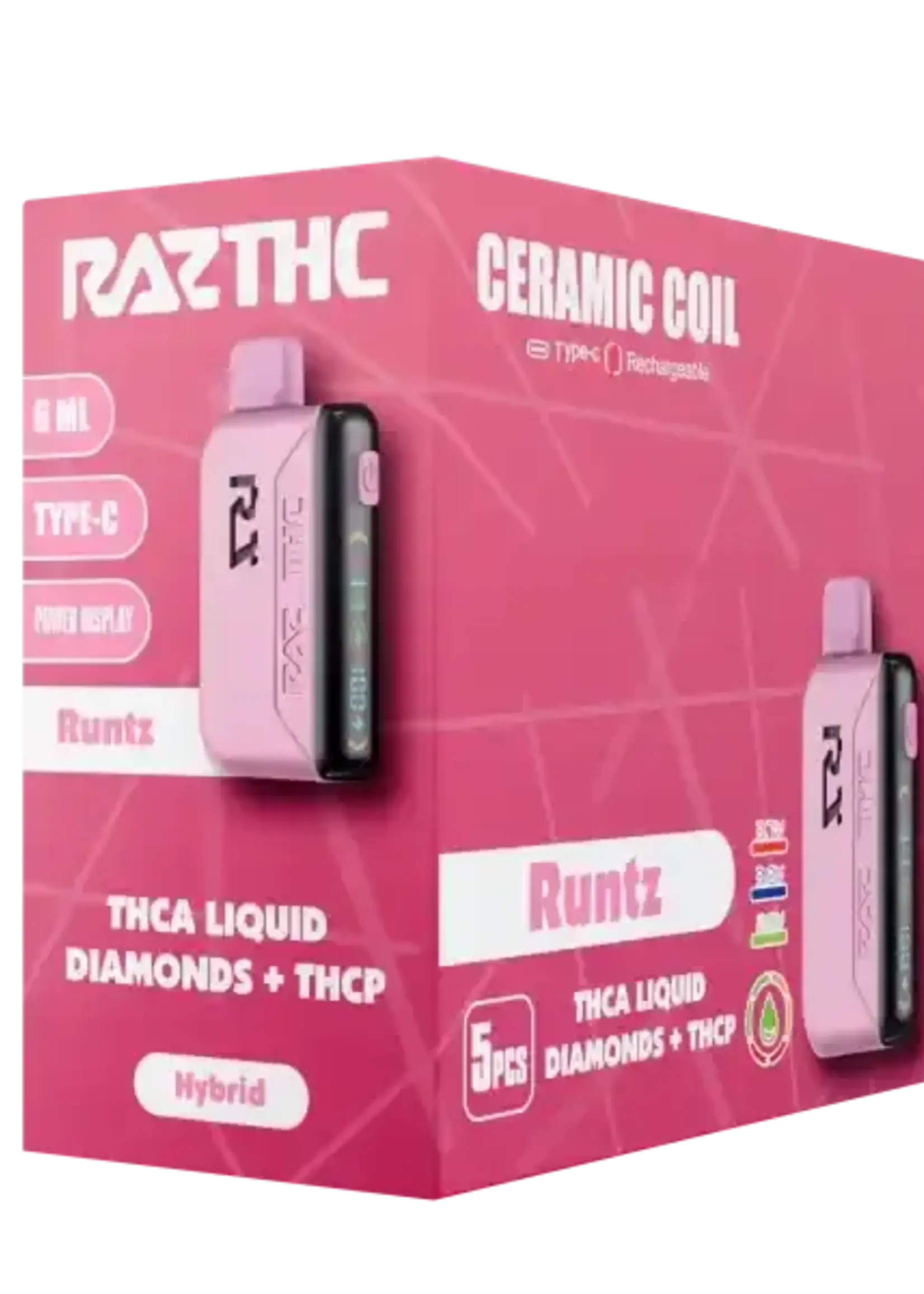 Raz RAZ THC - Disposable - 6ml - THCa + THCp - Runtz